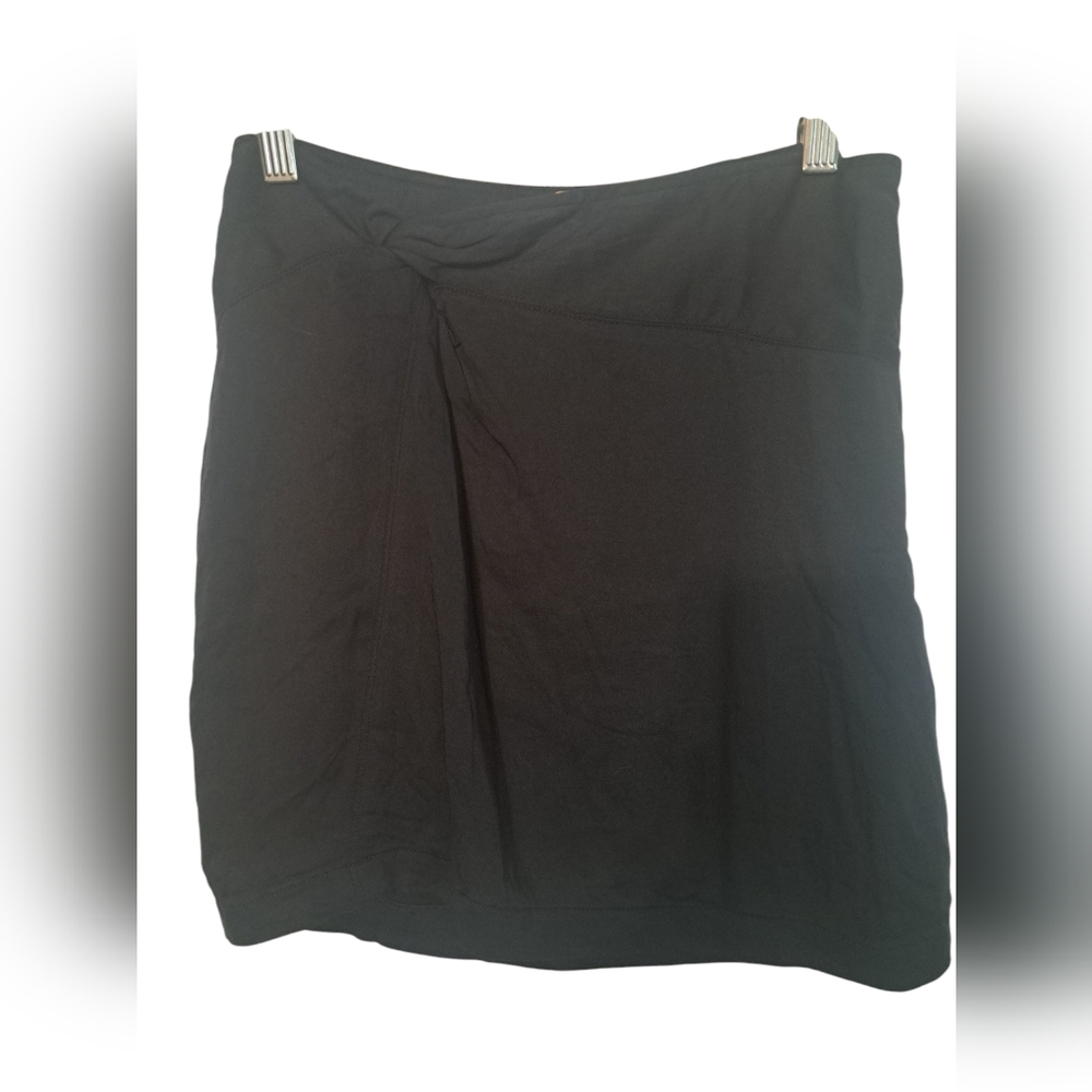 NWT Free People Night Dreamer Twist Mini Skirt Black Side Zipped  4